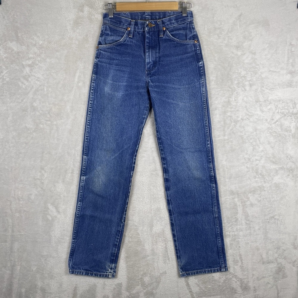 Wrangler Cowboy Cut Jeans Mens 28x32 13MWZ Blue Western‎ Denim Original Fit
